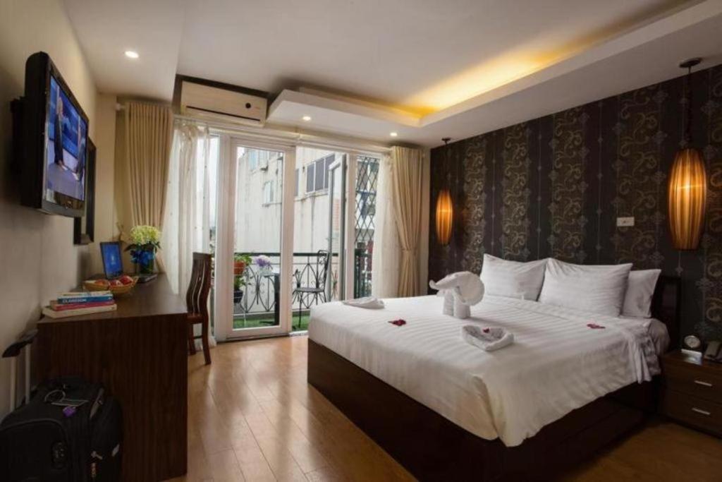 Hanoi Impressive Hotel Hanói Exterior foto